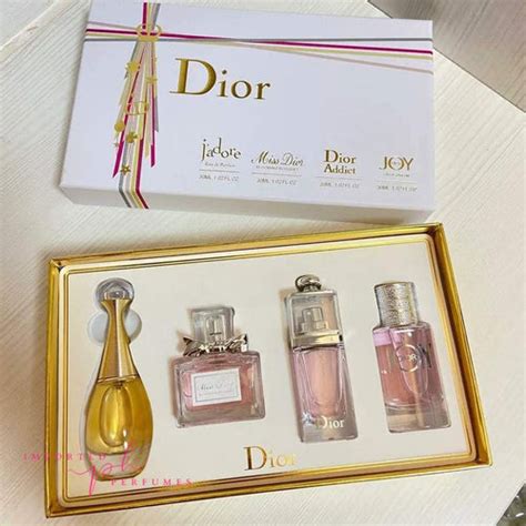 christian dior perfume set|christian dior perfume sampler set.